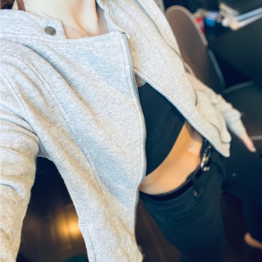Gray zip up - Picture 7 of 13